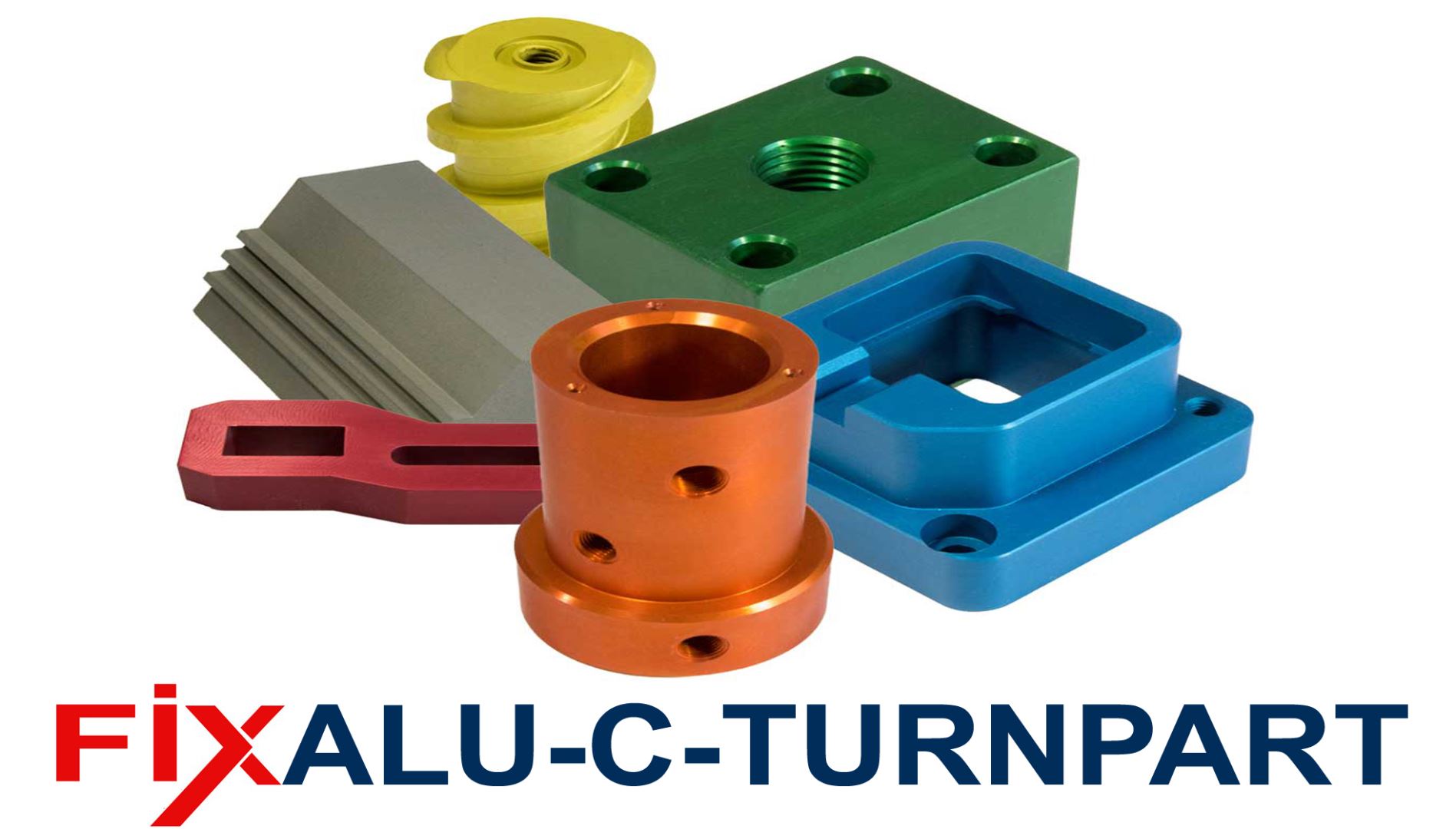 ALUMINUM COLORED TURNED PARTS